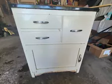 Vintage Kitchen Cabinet On Wheels