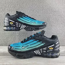 Nike Air Max Plus 3 TN Men's 8 Aqua Gradient Blue Black FQ2417-001 Tuned Air