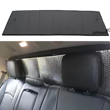 Fit For Ford F150 09-14 Rear Windshield Black Silver Interior Privacy Sunshade (For: 2013 Ford F-150 Platinum)