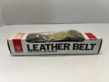 Vintage Boy Scout leather belt..NEW