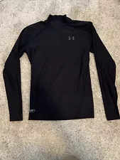 Under Armour Tactical Mens L Black Fitted Long Sleeve Turtle Shirt