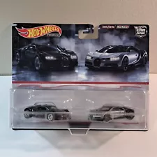 Hot Wheels Premium Car Culture 2 Pack - Bugatti Veyron & '16 Bugatti Chiron