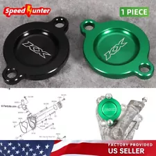 CNC Engine Oil Filter Cover Cap For KAWASAKI KX250/X 2021-2024 KX250F 2005-2019