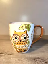 Autumn Embossed Hand Painted Owl Coffee Mug Hobby Lobby