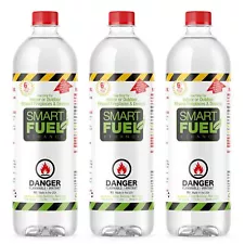 3 x 1 Liter - High Purity Ethanol 1 Liter - Bioethanol Fuel for fireplaces, S...