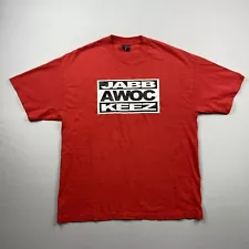 Jabbawockeez Shirt Men’s XL dance hip hop crew official promo T Tee Red usa