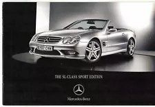 Mercedes-Benz SL Sport Edition 2007 UK Market Sales Brochure 350 500