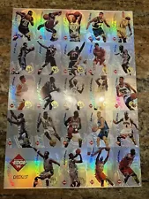 1996 COLLECTOR'S EDGE KEY KRAZE FACTORY UNCUT SHEET SET KOBE BRYANT RC ROOKIE