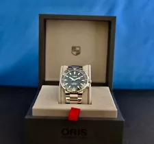 Oris Aquis Date Green Dial on Bracelet 01 733 7730 4157 07 8 24 05PEB