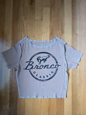 Ford Bronco Tight Brown Women's Shirt Size Small