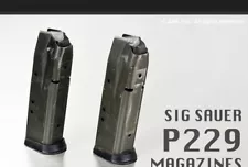 Two (2) Sig Sauer P229 .357 Sig/ 40 S&W 10rd Magazine, Factory