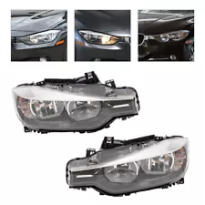 Right+Left Pair Halogen Headlights Lamps For 2012-2015 BMW 320i 328i Sedan Wagon (For: 2012 BMW 328i)