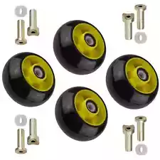 4 Deck Wheel Kit for John Deere GX325 GX335 GX345 GX355 w/ 48" 54" Deck AM125172