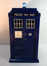 VTG. 2004 BBC Doctor Who Tardis Police Public Call Box Lights & Sound WORKS