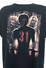 31 Rob Zombie Movie T-shirt XXL Rare HTF Horror Gore Halloween