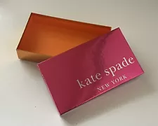 NEW Kate Spade Pink and Green Gift Box For Wallet, Scarves Wristlets 9"x 5" x 2"