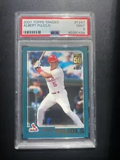 2001 Topps Traded Albert Pujols RC #T247 PSA 9 Mint Cardinals