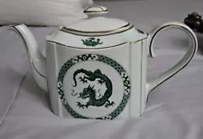 Vintage Dragon Teapot Green Arthur Wood design #5591