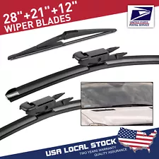 Front Rear Windshield Wiper Blade For MERCEDES-BENZ GL450 ML63 AMG 2007-2012