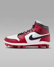 Mens Air Jordan 1 High Retro MCS Chicago Gym Red White Black Baseball Cleats