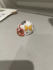 Texas VS Michigan Custom College Game day Helmet