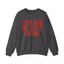 Softball Sweatshirt Gifts Crew Neck Long Sleeve Shirt Crewneck Men Women