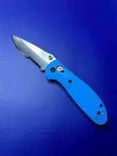 Benchmade 556 Mini Griptilian Mel Pardue 154CM Folding Pocket Knife Blue