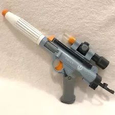 Star Wars Nerf Rebel Trooper DH-17 Blaster Dart Gun Cosplay Hasbro 2006 WORKS!