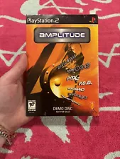 PS2 Amplitude Demo Disc Not For Sale Sealed - BRAND NEW!