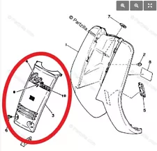 FRONT PANEL COVER PLASTIC from a 1987 Yamaha Razz SH50 Scooter Moped Part Out (For: Yamaha)