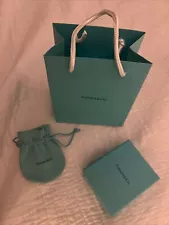 Tiffany & Co. packaging empty box, pouch and shopping bag set