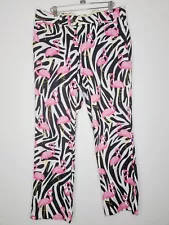 Loudmouth Golf Pants John Daly Zebra Flamingo Print Mens Size 34 x 30L