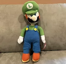 Nintendo 24” Luigi Plush Kellytoy 2004 NWT New Tags READ Super Mario Bros