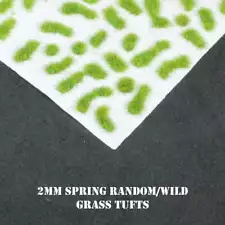 2mm Static Grass Tufts Self Adhesive For Wargames Bases Terrain Scenery