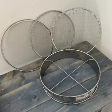 3 Sift Stainless Steel Soil Dirt Sieve 12" for Bonsai or Gardening Japanese (A7)