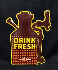 Growler Werks Drink Fresh Ukeg Craft Beer Brew Brewing Sign