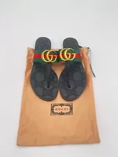 Gucci Sherry Line Thong GG Web ‘Fashion’ Sandals/Slides 37/7