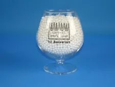 RARE HAMM'S BEER SNIFTER GLASS." 1ST ANNIVERSARY CENTER STREET BEER & LIQUOR"