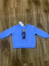 Ralph Lauren Boy’s Polo Bear Fleece Jumper For 18 Months BNWT