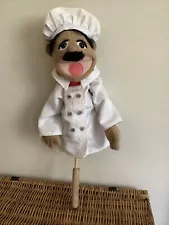 Melissa & Doug - Chef Alfredo Hand Puppet With Control Stick (Jeffy, Peepee)