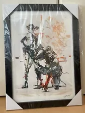 New ListingMetal Gear Solid V THE PHANTOM PAIN Yoji Shinkawa hand-signed Art Frame Poster