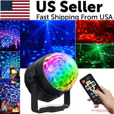 Disco Party Lights Strobe LED DJ Ball Sound Activated Bulb Dance Lamp Decoration