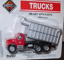 1:87 BOLEY International Dump Truck Red & Silver