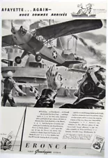 Vintage 1943 Aeronca L-3 Grasshopper Aircraft Print Ad