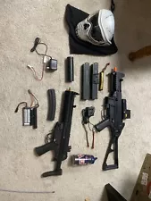 Airsoft AEG Lot For Sale - (tested) G&G UMG, (untested) Echo 1 MP5 SD & More