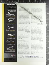 2010 AD for Piper Piperjet Meridian Mirage Matrix Archer III Seneca V Airplane