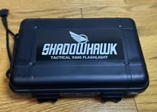 Shadowhawk Tactical Striking Telescopic Flashlight X800 Charger & Case NEW