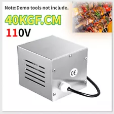 110V Rotisserie Outdoor 40KGF.CM Camp Motor Roaster Pig Chicken Lamb Spit BBQ