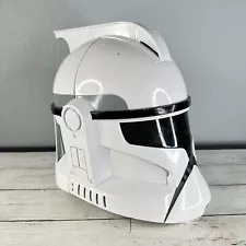 Star Wars Clone Storm Trooper Talking Helmet Cosplay Costume Halloween 2008 READ