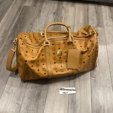 MCM Duffle Bag Travel Cognac